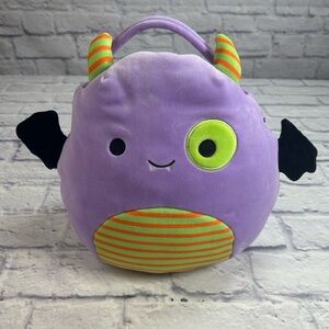 Squishmallows Blaze the Monster Plush Halloween Candy Carrier.